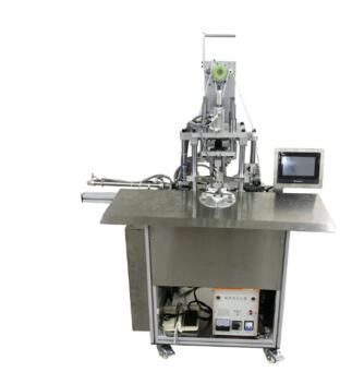 3つの層非編まれた生地の伸縮性があるマスクの耳のループ溶接機